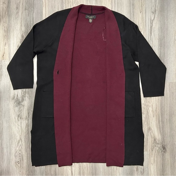 Paul Costelloe Black Label Merino Wool Blend Long Sleeve Duster Sweater Size 2X - Picture 4 of 7